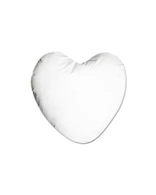 Imbottitura cuscino cuore 40x40 cm Bianco Morbido