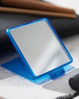 Specchietto MODEL compatto, plastica/vetro, 6,3x7cm, leggero