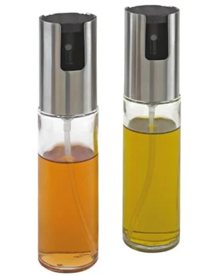 LIFESTYLE Spruzzatori Olio e Aceto in Vetro e Acciaio, Ø4cm 16cm