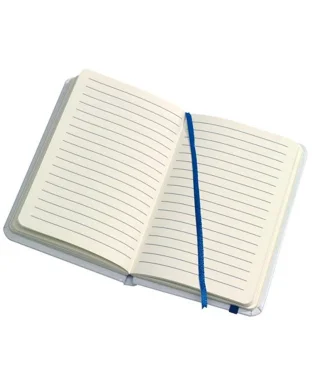 Quaderno Author A6 copertina colorata, 80 pagine a righe, elastico