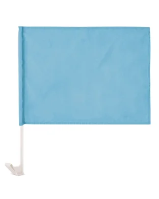 Bandiera auto in poliestere 41x30,5cm con asta 44cm