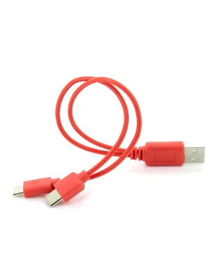 Cavo Duo RICARICO® 23cm USB-C/MicroUSB/Lightning PVC 12g