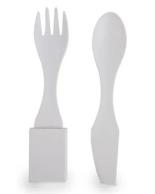 Posate 5 in 1 riutilizzabili in ABS senza BPA  leggere compatte