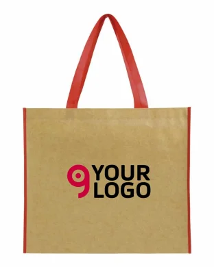 Shopper TNT Laminato Colorata , 45x40x18 cm, Manici Lunghi