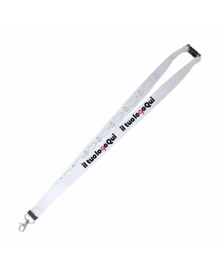 Lanyard Recycled R-PET con sgancio sicurezza 90x2cm | ECO