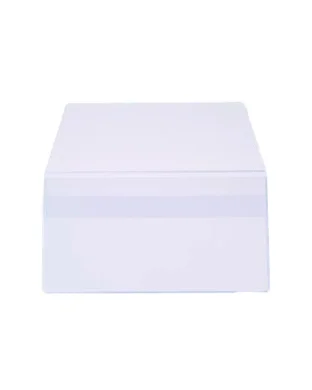 Busta porta mascherina trasparente PVC riutilizzabile 21x11cm