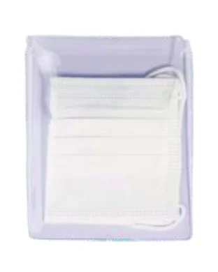 Porta Mascherina Tascabile in PVC Trasparente 10,8x12 Busta Handy