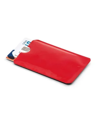 Porta tessere RFID in alluminio 1 carta -  9,2x6,3 cm