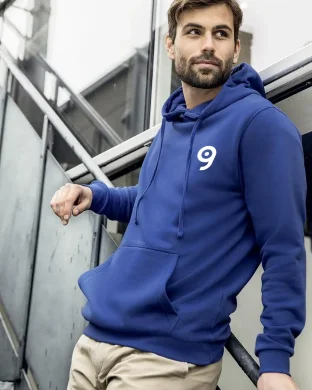 Felpa Uomo Basic Hoody , Cotone, Cappuccio, Regular Fit