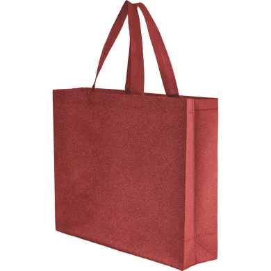 Borsa shopping glitterata multicolor TNT 130gr