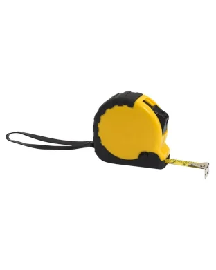 Flessometro ELEMENTAL 5m giallo con clip cintura, robusto