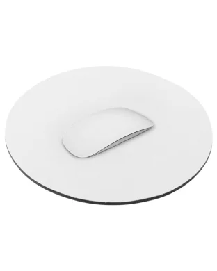 Round Subli Tappetino Mouse Ø20cm Poliestere Silicone Antiscivolo