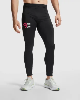 BRISTOL Leggins uomo, tecnici, riflettenti e tasca zip