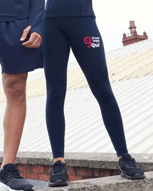 Girlie Cool Leggings donna a vita alta elastica