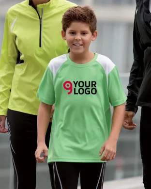 T-shirt Junior Running , 100% poliestere