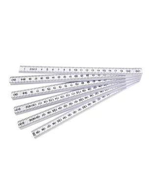 Metro snodabile Plastica PS 2m 10 snodi, compatto, leggero