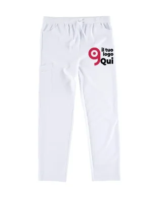 Pantalone multitasche elastico uomo