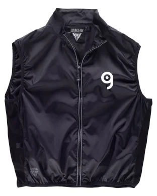 Gilet da lavoro , collo alto, cerniera nylon, riflettente