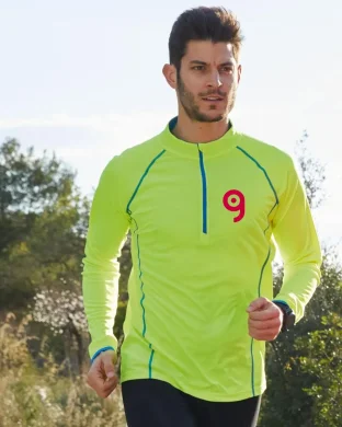 Sportsshirt Uomo  Manica Lunga Traspirante 130g/m²