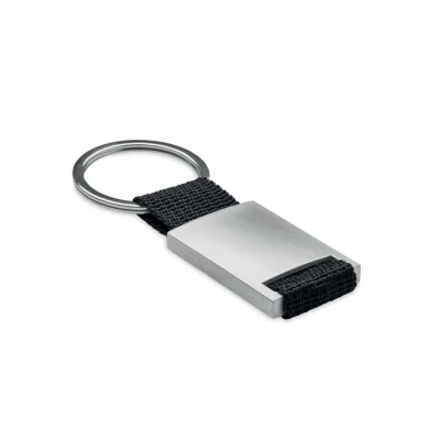 TECH Portachiavi Metallo Rettangolare 9x3,5cm Fascetta Colorata