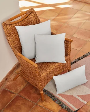 Copricuscino Fairtrade 100% cotone canvas 40x40
