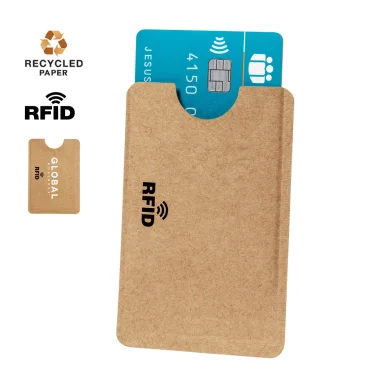 Portacarte Blakbal Natura in carta riciclata con RFID, 6.2x9 cm