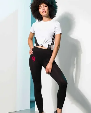 Leggings Donna Cotone 96% Elastici Morbidi Sagomati