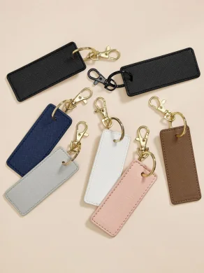 Clip Boutique portachiavi in metallo saffiano