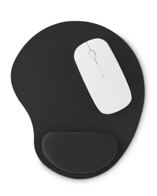 ERGOPAD Tappetino Mouse Ergonomico EVA con Supporto Polso Nero
