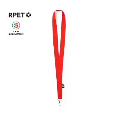 Lanyard Loriet RPET in Poliestere Riciclato