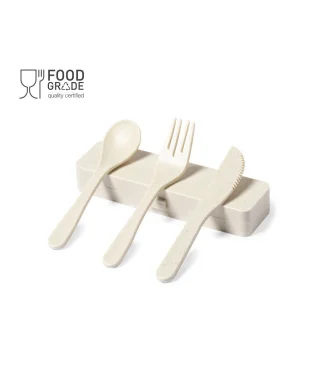 Set Posate Dranel Food Grade in PP Venato con Scatola