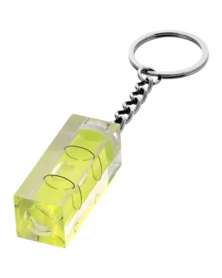 Portachiavi livella acrilico trasparente 15g, 4 cm |