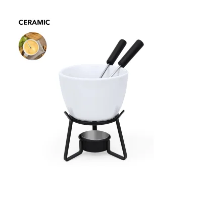 Fonduta Helvet: set in acciaio inox, elegante design svizzero