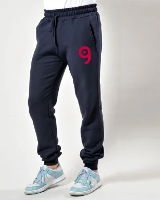 Pantaloni in felpa con zip, fit moderno