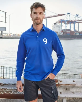 Polo uomo  maniche lunghe easy-care