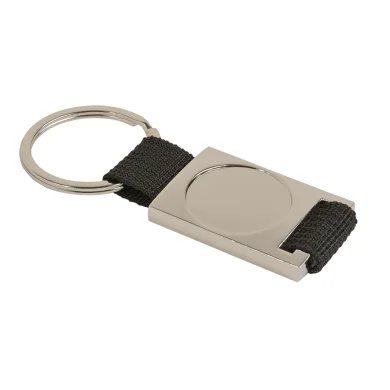 Portachiavi metallo e nylon 8,7x3,5cm