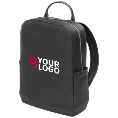 Zaino Moleskine Classic in ecopelle nera 15" con tasche smart