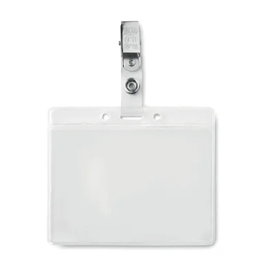 Porta badge con clip metallica Clipbadge