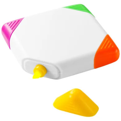 Evidenziatore Trafalgar 4 colori fluo punta scalpello quadrata