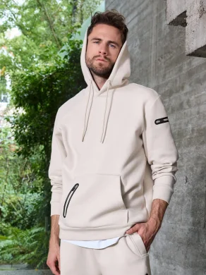 Men's hoody interlock