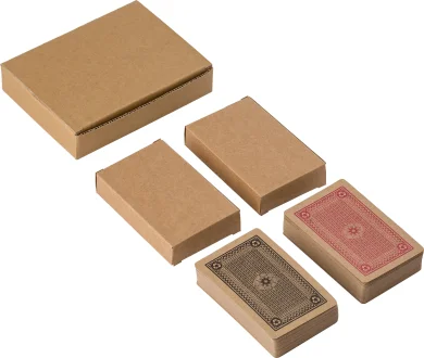 Set di 2 mazzi di carte da gioco in carta riciclata arwen