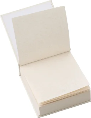 Set memo in cartone del latte riciclato thalassa