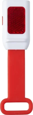 Luce bici duncan | plastica | 3+1 led | fascia silicone