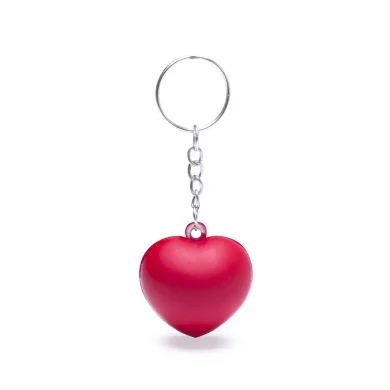 Portachiavi antistress cuore in plastica