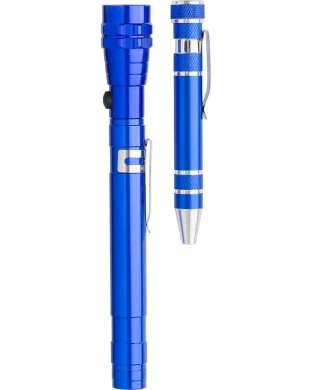 Torcia e cacciavite olivia | alluminio | 2 in 1