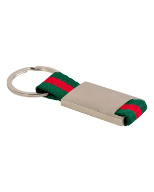 Portachiavi in metallo e nylon 8.7cm
