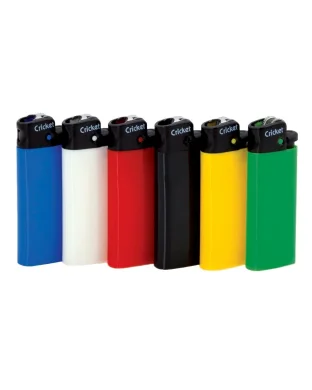 Cricket Mini: Accendino Colorato a Gas con Protezione Bambini
