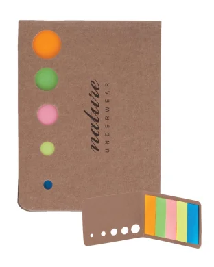 Block Notes Zinko in Cartone Riciclato con 100 Mini Note Adesive