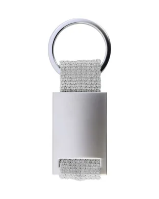 Portachiavi metallo e poliestere con astuccio elegante