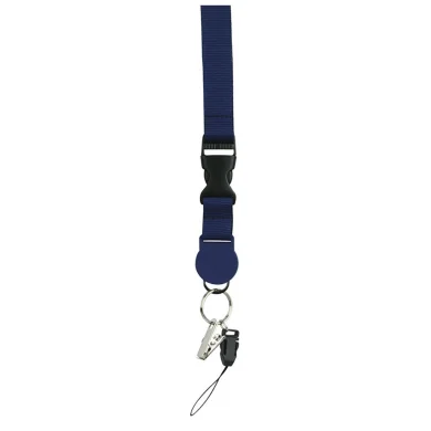 Porta badge poliestere con anello portachiavi